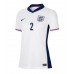 Camiseta Inglaterra Kyle Walker #2 Primera Equipación para mujer Eurocopa 2024 manga corta